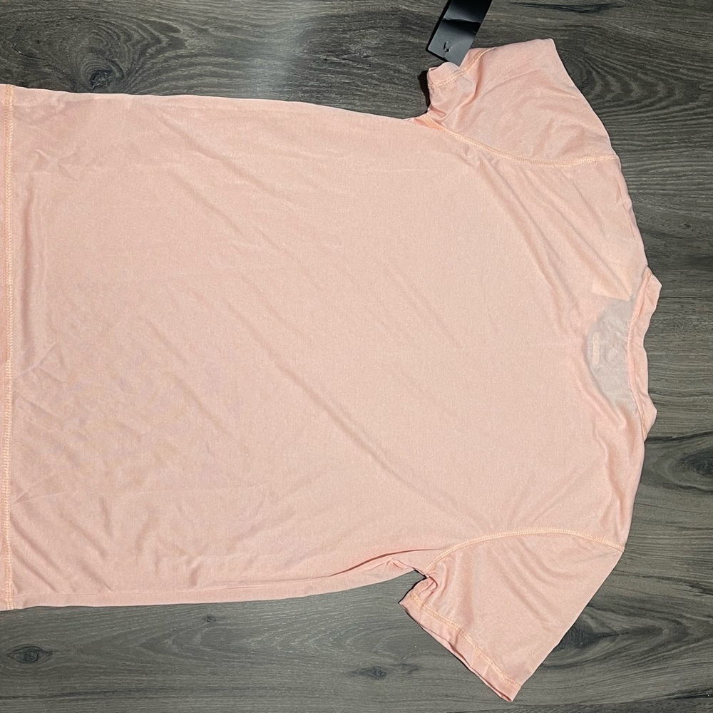 Adidas Men's Light Pink Short Sleeve Tee - Picture 2 of 2